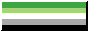 Aromantic flag button